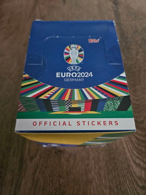 UEFA Euro 2024 Sticker Box new, 100 packs