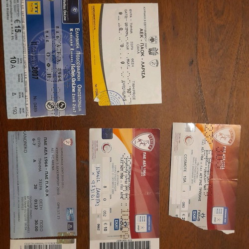 AEL tickets used from matches 2007-2010