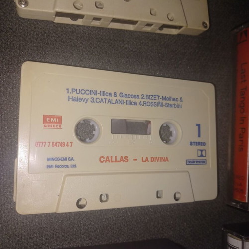 Maria Callas La Divina cassette used