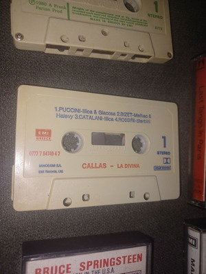 Maria Callas La Divina cassette used
