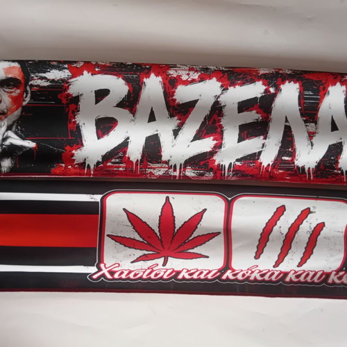 Olympiakos Bartzokas Final 4 OAKA 2026 Double-Sided Basketball Scarf New