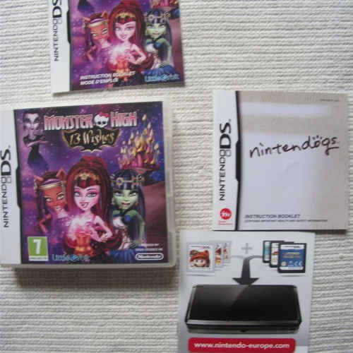 Nintendo DS Monster High used, box only with manuals