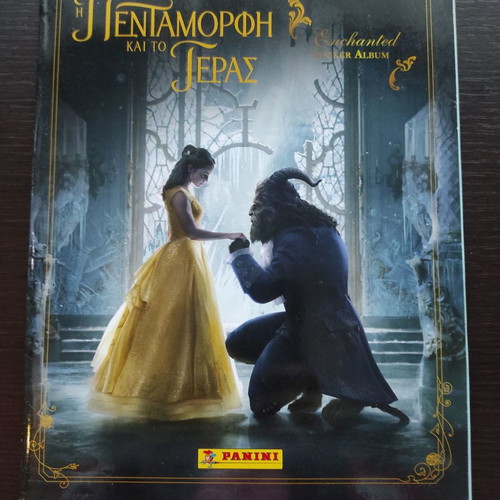 Panini album Beauty and the Beast used