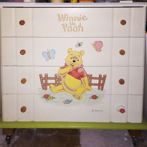 Winnie children's dresser with 4 drawers, used