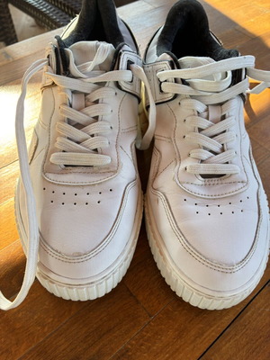Zara sneakers size 41 used, white, comfortable for walking