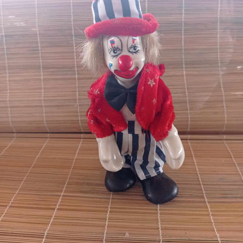 Porcelain decorative clown