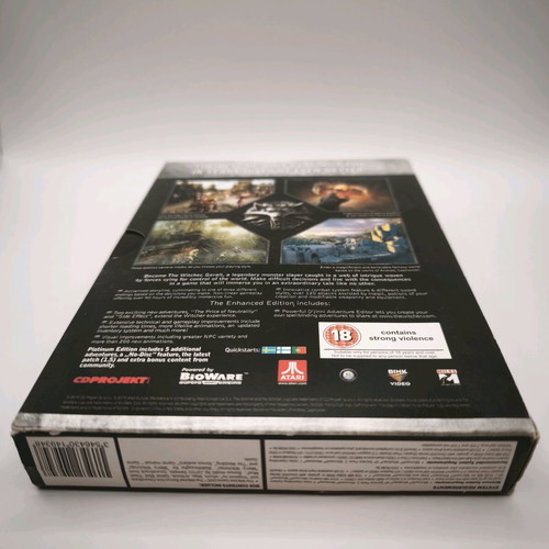 The Witcher Enhanced Edition Platinum used for PC