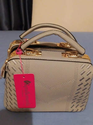Handbag new, gray