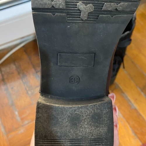 Bozikis Black Ankle Boots Used, Size 38