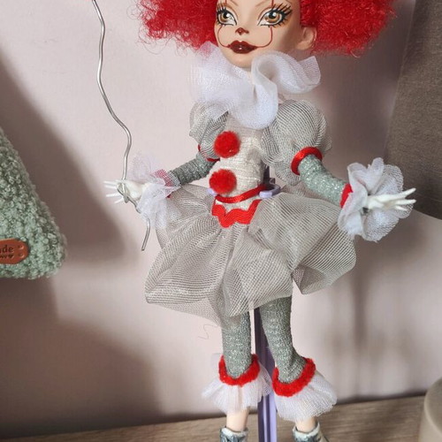 Monster High Pennywise doll handmade, collectible, not for play