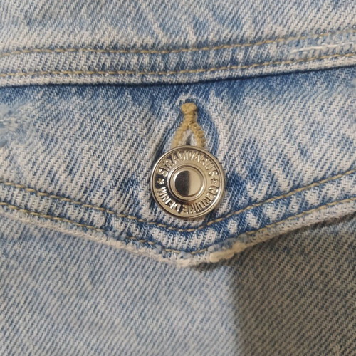 Stradivarius Cropped Jean Jacket XS like new, blue