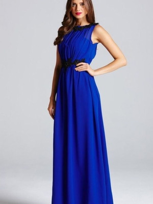 Little Mistress Maxi Dress new, blue, size 40