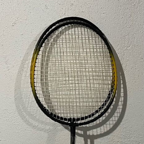 Badminton rackets, 2 pieces with 1 shuttlecock