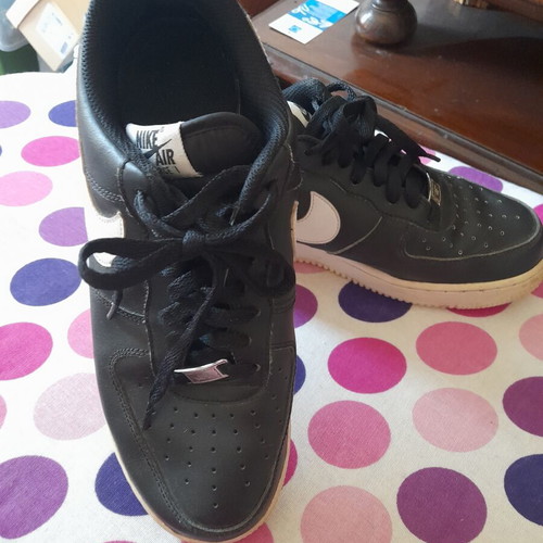 Nike Air shoes size 40.5 used, black, athletic style