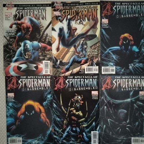 The Spectacular Spiderman #15-20 Disassembled complete storyline