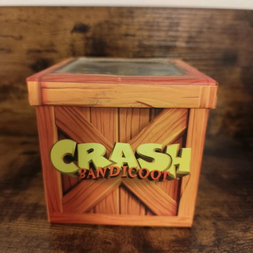 Crash Bandicoot collectible box with Numskull badges like new