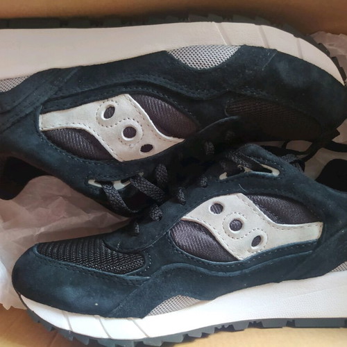 Saucony Shadow 6000 sneakers new, size 40.5, black and silver