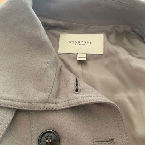 Burberry wool short jacket used, grey, size M