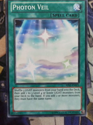 Photon Veil Spell Card σαν καινούργιο για τράπουλες LIGHT