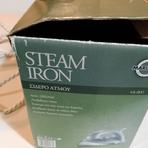 Maria Loi steam iron used, 2200W with self cleaning system