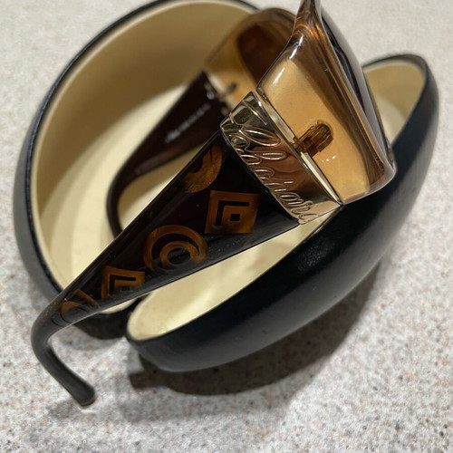 Chopard sunglasses like new, brown, women's