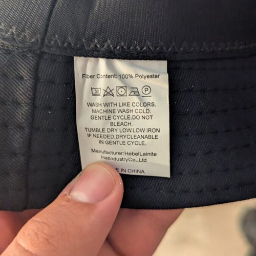 Sunrise black bucket hat