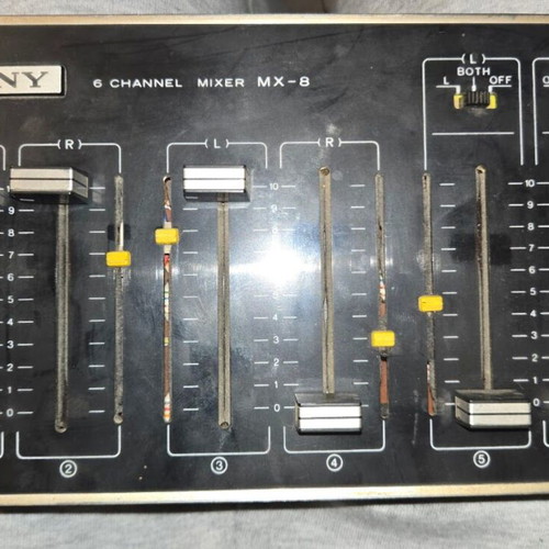 Sony MX-8 Vintage 6 Channel Mixer used analog mixer 1970s