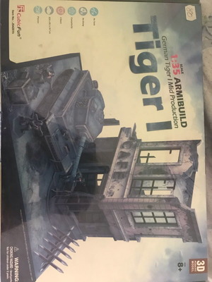 3D puzzle new, Tiger I Armibuild