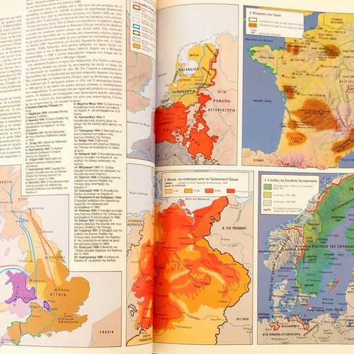 World Historical Atlas like new, Greek edition 1994