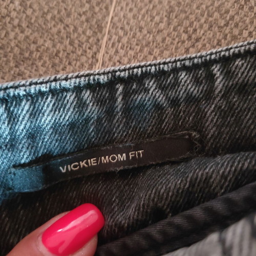 BSB jeans used, size medium, black with studs