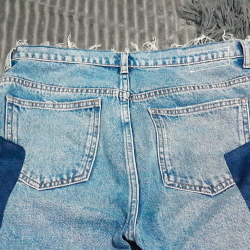 Denim pants high-waisted like new, No M collectible series, comfortable