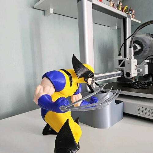 3D printed Wolverine figure, 21 cm, PLA plastic