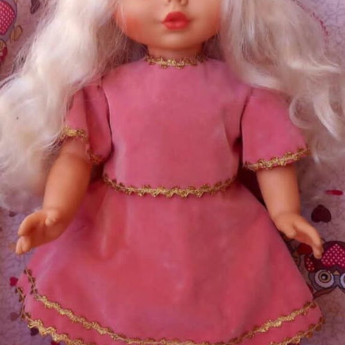 Vintage El Greco Doll 45cm like new, pink princess