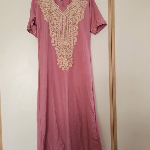 Kaftan cotton pink, new, size L