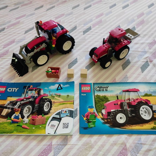Lego City 7634 and 60287 used with instructions without boxes