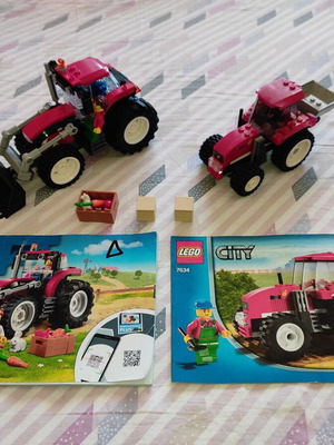 Lego City 7634 και 60287 μεταχειρισμένα με οδηγίες χωρίς κουτιά