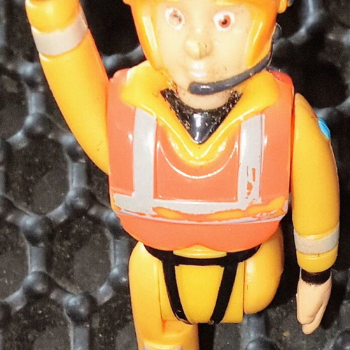 Vintage pilot miniature used, Prisma 2010 toy figure