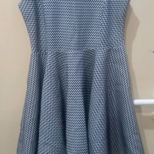 Chip&Chip cocktail dress like new, white and blue, size L