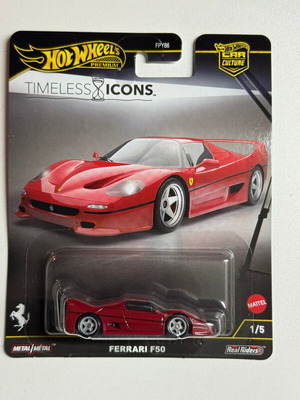 Hot Wheels Timeless Icons Ferrari F50 като ново