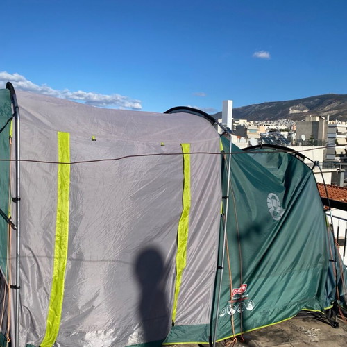Coleman Blackout tent used