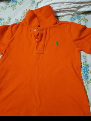 Ralph Lauren μπλούζα πόλο μεταχειρισμένη για 4 ετών 104 cm πορτοκαλί