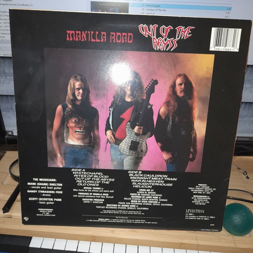 Manilla Road Out Of The Abyss LP used, metal
