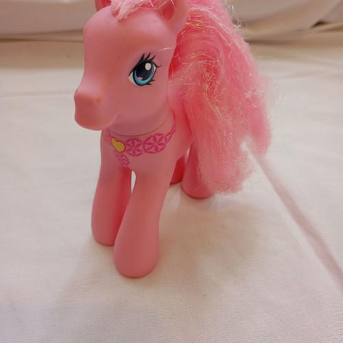 My Little Pony G3 Pinkie Pie figure used, 2007 Hasbro 25th Birthday Celebration