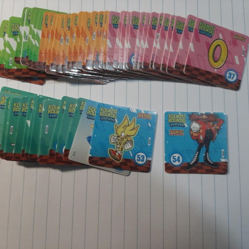 Sonic Koukouroukou Set Album With Stickers And Figures New