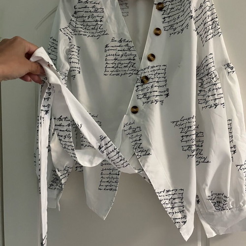Shirt new, thin, white, size S