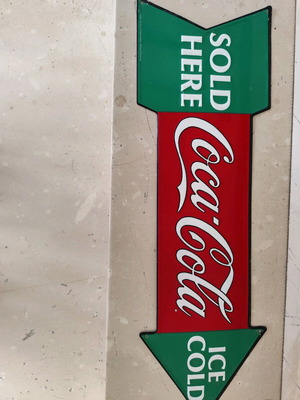 Coca Cola metallic signboard new