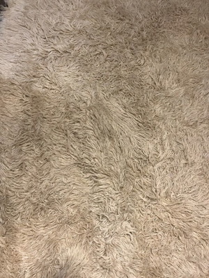 Flokati rug, white, 1.80 x 2.30 m