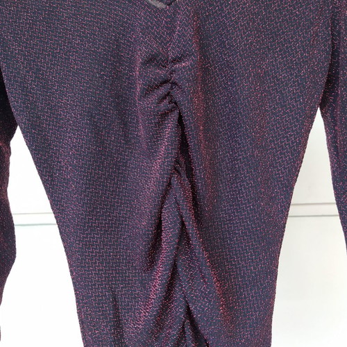 Enzzo blouse size M with 3/4 sleeve new, red