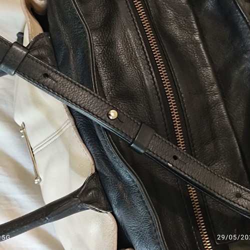 See by Chloe Nellie crossbody bag like new, black and pink leather