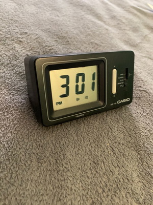 Casio DQ-710 digital desk clock, made in Japan